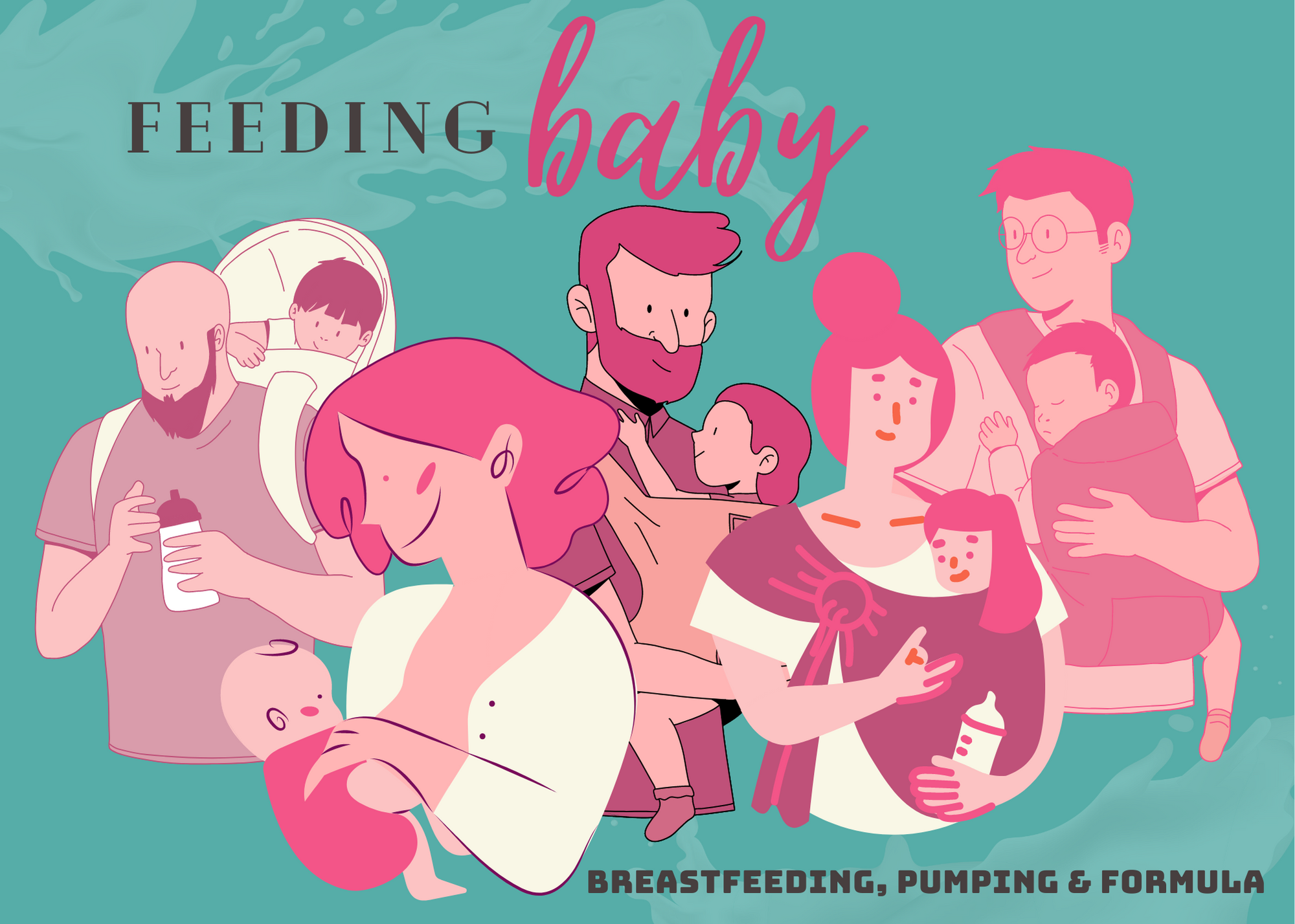 Feeding a baby